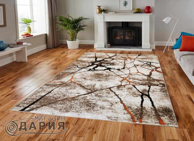 Тъкан килим MAGNOLIA 563 cream/orange